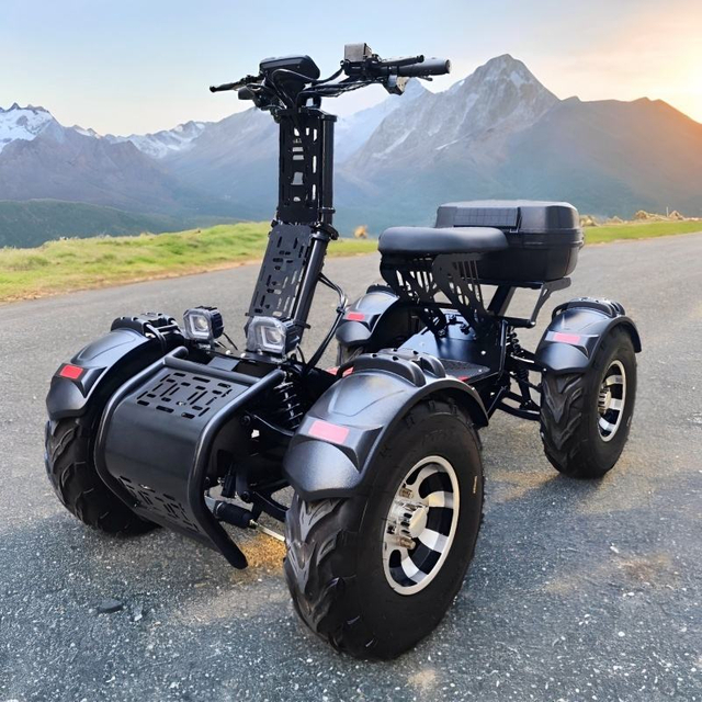 Electric ATV 2500W*4, 76V 59AH, 55km/h Max Speed, 21